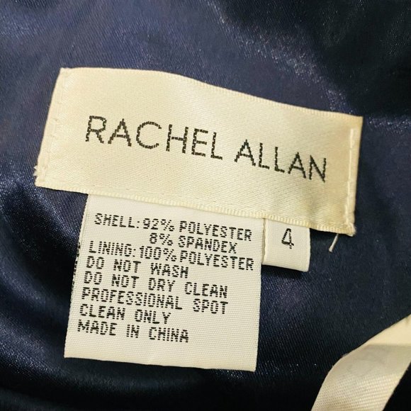 Rachel Allan Womens 4 A-Line Colorful Floral Lined Skirt - Picture 9 of 9